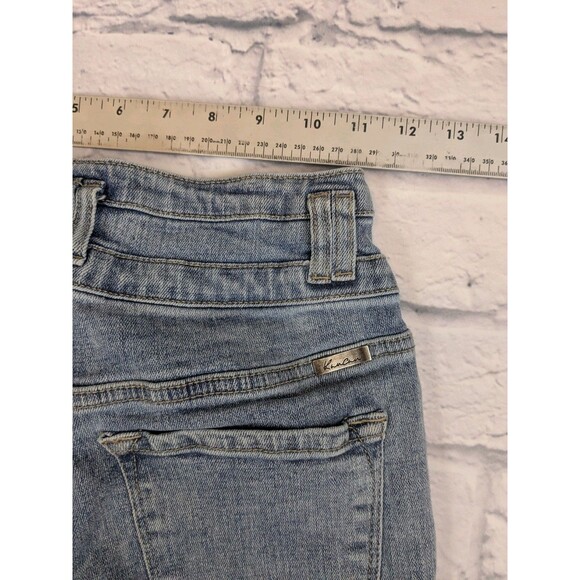 KanCan High Rise Button Fly Distressed Skinny Jeans Size 1 - Picture 6 of 8